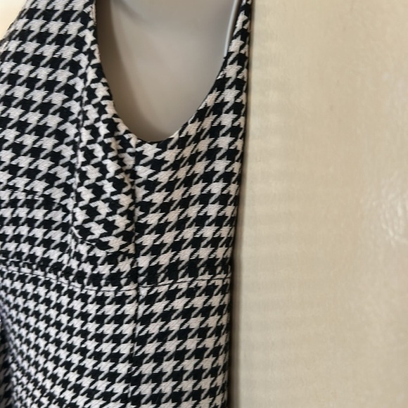Talbots Petites Wool Houndstooth Sleeveless Dress Size 2P - Picture 10 of 13